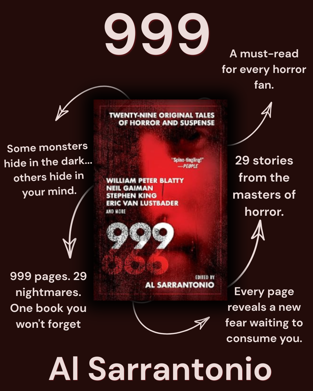 999 book spotlight by Al Sarrantonio